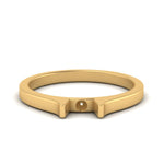 Load image into Gallery viewer, half-bezel-semi-mount-diamond-engagement-ring-in-yellow-gold-FDENR7239SMR-NL-YG