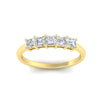 Load image into Gallery viewer, half-carat-asscher-cut-five-stone-anniversary-band-in-yellow-gold-fdwb8008asangle5-0.50ct-nl-yg.jpg?v=1773737974