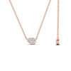 Load image into Gallery viewer, half-carat-bezel-set-pear-shape-angular-pendant-in-rose-gold-FDPD11477ANGLE2-NL-RG
