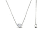 Load image into Gallery viewer, half-carat-bezel-set-pear-shape-angular-pendant-in-white-gold-FDPD11477ANGLE2-NL-WG