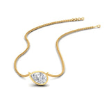 Load image into Gallery viewer, half-carat-bezel-set-pear-shape-angular-pendant-in-yellow-gold-FDPD11477-NL-YG