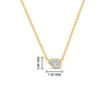 Load image into Gallery viewer, half-carat-bezel-set-pear-shape-angular-pendant-in-yellow-gold-FDPD11477ANGLE1-NL-YG-HW