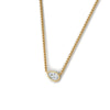 Load image into Gallery viewer, half-carat-bezel-set-pear-shape-angular-pendant-in-yellow-gold-FDPD11477ANGLE3-NL-YG