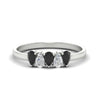 Load image into Gallery viewer, half-carat-black-diamond-teardrop-5-stone-wedding-band-in-white-gold-fdwb8008peblacksleep-0.50ct-nl-wg.jpg