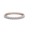 Load image into Gallery viewer, 0.50 ct Round Cut Common Prong Eternity Band