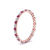 Load image into Gallery viewer, 0.50 ct Round Cut Common Prong Eternity Band
