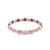Load image into Gallery viewer, 0.50 ct Round Cut Common Prong Eternity Band