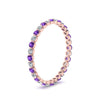 Load image into Gallery viewer, 0.50 ct Round Cut Common Prong Eternity Band