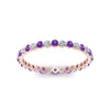 Load image into Gallery viewer, 0.50 ct Round Cut Common Prong Eternity Band