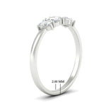 Load image into Gallery viewer, half-carat-diamond-teardrop-5-stone-wedding-band-in-white-gold-fdwb8008peangle2-0.50ct-nl-wg-hw.jpg