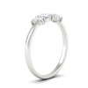Load image into Gallery viewer, half-carat-diamond-teardrop-5-stone-wedding-band-in-white-gold-fdwb8008peangle2-0.50ct-nl-wg.jpg