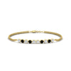 Load image into Gallery viewer, half-carat-gold-chain-bar-diamond-bracelet-with-black-diamond-in-yellow-gold-FDBRC10587ROGBLACKANGLE1-0.50CT-NL-YG.jpg?v=1774334805