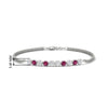 Load image into Gallery viewer, half-carat-gold-chain-bar-diamond-bracelet-with-pink-sapphire-in-white-gold-FDBRC10587ROGSADRPIANGLE1-0.50CT-NL-WG-HW.jpg?v=1774334805