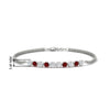 Load image into Gallery viewer, half-carat-gold-chain-bar-diamond-bracelet-with-ruby-in-white-gold-FDBRC10587ROGRUDRANGLE1-0.50CT-NL-WG-HW.jpg?v=1774334805