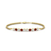 Load image into Gallery viewer, half-carat-gold-chain-bar-diamond-bracelet-with-ruby-in-yellow-gold-FDBRC10587ROGRUDRANGLE1-0.50CT-NL-YG.jpg?v=1774334805