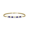 Load image into Gallery viewer, half-carat-gold-chain-bar-diamond-bracelet-with-sapphire-in-yellow-gold-FDBRC10587ROGSABLANGLE1-0.50CT-NL-YG.jpg?v=1774334805