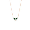 Load image into Gallery viewer, half-carat-graduating-marquise-diamond-necklace-with-emerald-in-rose-gold-FD-NK11130GEMGRANGLE1-0.50CT-NL-RG