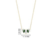 Load image into Gallery viewer, half-carat-graduating-marquise-diamond-necklace-with-emerald-in-yellow-gold-FD-NK11130GEMGRANGLE1-0.50CT-NL-YG-HW
