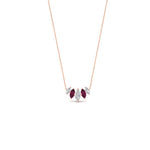 Load image into Gallery viewer, half-carat-graduating-marquise-diamond-necklace-with-pink-sapphire-in-FD-NK11130GSADRPI-0.50CT-NL-RG