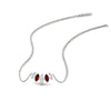 Load image into Gallery viewer, half-carat-graduating-marquise-diamond-necklace-with-ruby-in-white-gold-FD-NK11130GRUDR-0.50CT-NL-WG
