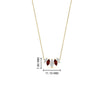 Load image into Gallery viewer, half-carat-graduating-marquise-diamond-necklace-with-ruby-in-yellow-gold-FD-NK11130GRUDRANGLE1-0.50CT-NL-YG-HW