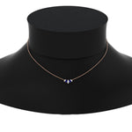 Load image into Gallery viewer, half-carat-graduating-marquise-diamond-necklace-with-sapphire-in-FD-NK11130GSABL-0.50CT-NL-RG