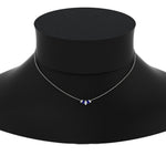 Load image into Gallery viewer, half-carat-graduating-marquise-diamond-necklace-with-sapphire-in-FD-NK11130GSABL-0.50CT-NL-WG