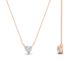 Load image into Gallery viewer, Classic Heart Solitaire Pendant