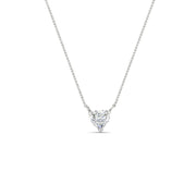 Classic Heart Solitaire Pendant