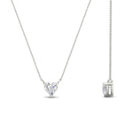 Load image into Gallery viewer, Classic Heart Solitaire Pendant
