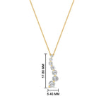 Load image into Gallery viewer, half-carat-journey-diamond-pendant-in-FDPD1704RO-0.50CT-NL-YG