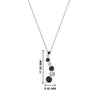 Load image into Gallery viewer, half-carat-journey-diamond-pendant-with-black-diamond-in-FDPD1704ROGBLACK-0.50CT-NL-WG