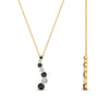 Load image into Gallery viewer, half-carat-journey-diamond-pendant-with-black-diamond-in-FDPD1704ROGBLACK-0.50CT-NL-YG