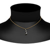 Load image into Gallery viewer, half-carat-journey-diamond-pendant-with-black-diamond-in-FDPD1704ROGBLACK-0.50CT-NL-YG