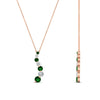 Load image into Gallery viewer, half-carat-journey-diamond-pendant-with-emerald-in-FDPD1704ROGEMGR-0.50CT-NL-RG