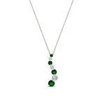 Load image into Gallery viewer, half-carat-journey-diamond-pendant-with-emerald-in-FDPD1704ROGEMGR-0.50CT-NL-WG