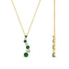 Load image into Gallery viewer, half-carat-journey-diamond-pendant-with-emerald-in-FDPD1704ROGEMGR-0.50CT-NL-YG