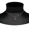 Load image into Gallery viewer, half-carat-journey-diamond-pendant-with-pink-sapphire-in-FDPD1704ROGSADRPI-0.50CT-NL-RG