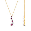 Load image into Gallery viewer, half-carat-journey-diamond-pendant-with-pink-sapphire-in-FDPD1704ROGSADRPI-0.50CT-NL-YG