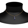 Load image into Gallery viewer, half-carat-journey-diamond-pendant-with-sapphire-in-FDPD1704ROGSABL-0.50CT-NL-YG
