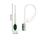 Load image into Gallery viewer, half-carat-marquise-lever-back-emerald-earrings-in-white-gold-FDEAR11236MQGEMGR-0.50CT-NL-WG.jpg