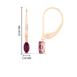 Load image into Gallery viewer, half-carat-marquise-lever-back-pink-sapphire-earrings-in-rose-gold-FDEAR11236MQGSADRPI-0.50CT-NL-RG.jpg