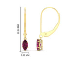 Load image into Gallery viewer, half-carat-marquise-lever-back-pink-sapphire-earrings-in-yellow-gold-FDEAR11236MQGSADRPI-0.50CT-NL-YG.jpg