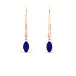Load image into Gallery viewer, half-carat-marquise-lever-back-sapphire-earrings-in-rose-gold-FDEAR11236MQGSABL-0.50CT-NL-RG.jpg