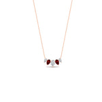 Load image into Gallery viewer, half-carat-pear-shape-diamond-graduating-necklace-with-ruby-in-rose-gold-FD-PD11130PE-0.50CT-GRUDRANGLE1-NL-RG