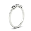 Load image into Gallery viewer, half-carat-princess-black-diamond-anniversary-band-in-white-gold-fdwb8008prblackangle2-0.50ct-nl-wg
