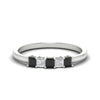 Load image into Gallery viewer, half-carat-princess-black-diamond-anniversary-band-in-white-gold-fdwb8008prblacksleep-0.50ct-nl-wg