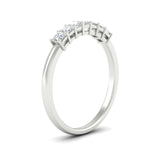 Load image into Gallery viewer, half-carat-princess-cut-diamond-7-stone-band-in-platinum-fdwb8008prangle2-0.50ct-nl-wg.jpg