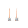Load image into Gallery viewer, half-carat-princess-cut-diamond-lever-back-earrings-in-rose-gold-FDEAR9225PR-0.50CT-NL-RG