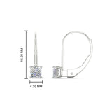 Load image into Gallery viewer, half-carat-princess-cut-diamond-lever-back-earrings-in-white-gold-FDEAR9225PR-0.50CT-NL-WG